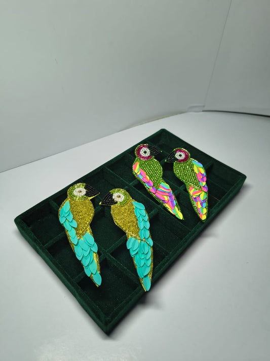 Parrot beads Earrings